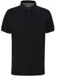 s.Oliver Herren Poloshirt - Basic, Polokragen, Baumwolle, einfarbig Schwarz / M