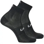 UYN Unisex Quarter Socken, 2er Pack - Essential Low Cut Socks, Logo, einfarbig