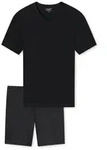 UNCOVER by SCHIESSER Herren Schlafanzug 2-tlg. Set - Shorty, kurz, V-Ausschnitt,