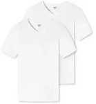 UNCOVER by SCHIESSER Herren T-Shirt 2er Pack - V-Ausschnitt Wei&szlig; / 3XL