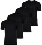 s.Oliver Herren T-Shirt, 4er Pack - Basic, Rundhals, einfarbig Schwarz / M