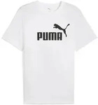 PUMA Herren T-Shirt - ESS No.1 Logo Tee, Rundhals, Kurzarm, uni Wei&szlig; / S
