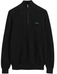 GANT Herren Pique-Strickpullover mit Zip-Kragen - COTTON PIQUE HALF ZIP,...