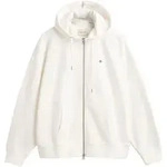 GANT Damen Sweatjacke - SHIELD ZIP HOODIE, Kapuzen-Jacke, Logo, Baumwoll-Mix Ecru / L
