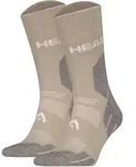HEAD Unisex Wandersocken, 2er Pack - Hiking All Climates Crew, Sportsocken, Logo