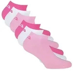 FILA Unisex Sneaker Socken, 6er Pack - Invisible, kurze Socken, Logo (2x 3...