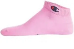 Champion Unisex Socken, 3er Pack - Quarter Socken, Basic, Logo Pink/Wei&szlig;/Blau...