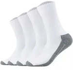Camano Unisex Socken - Pro Tex Function, einfarbig, 4er Pack Wei&szlig; / 43-46