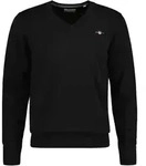 GANT Herren Pullover - CLASSIC COTTON V-NECK, Strickpullover, V-Ausschnitt, Baumwolle