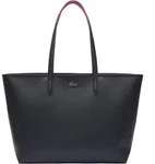 LACOSTE Damen Handtasche - Anna Petit Piqu&eacute; Zipped Shopping Bag, 30x35x14cm...