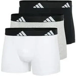 adidas Herren Boxershorts, 3er Pack - Trunks, Active Flex Cotton, Logo, einfarbig