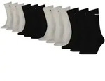 PUMA Unisex Socken, 12er Pack - Sport Crew Sock,Tennissocken, ECOM Mehrfarbig / 35-38