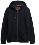 Superdry Herren Sweatjacke - Essential Logo Zip Hoodie, Kapuze, einfarbig...