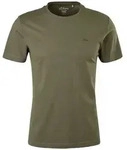 s.Oliver Herren T-Shirt - Basic, Rundhals, Baumwolle, einfarbig Dunkelgr&uuml;n S
