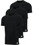 adidas Herren T-Shirt, 3er Pack - Crew Neck Shirt, Active Core Cotton, einfarbig
