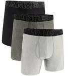 UNDER ARMOUR Herren Boxershorts, 3er Pack - Performance Tech Boxer Briefs Solid 6 in,