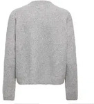 ONLY Damen Strickjacke - ONLPIEMONTE CARDIGAN, einfarbig Hellgrau / XS