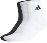 adidas Unisex Quarter Socken, 3er Pack - Cushioned Sportswear Ankle Socks, Logo,