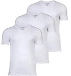 LACOSTE Herren T-Shirts, 3er Pack - Essentials, V-Ausschnitt, Slim Fit,...