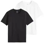 Levi's Herren T-Shirt, 2er Pack - Icon Tee, Rundhals, Baumwolle, einfarbig