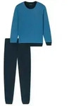 UNCOVER by SCHIESSER Herren Schlafanzug 2-tlg. Set - lang, Rundhals-Ausschnitt,