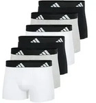 adidas Herren Boxershorts, 6er Pack - Trunks, Active Flex Cotton, Logo, einfarbig
