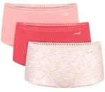 Sloggi Damen Pantys, 3er Pack - GO Crush Short C3P, Unterhose, Stretch-Baumwolle