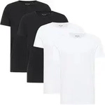 MUSTANG Herren T-Shirts, 4er Pack - Allen, Baumwolle, Single Jersey, Rundhals