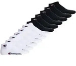 Champion Unisex Socken, 12er Pack - Quarter Socken, Basic, Logo Wei&szlig;/Schwarz /...