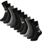 SCHIESSER Herren Socken, 10er Pack - "Bluebird", Baumwoll-Mix, uni/gemustert