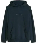 Marc O'Polo Denim Herren Hoodie - Relaxed Fit, Kapuze, Logo, Baumwolle Dunkelblau / M