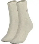 TOMMY HILFIGER Damen Socken, 2er Pack - Classic, Str&uuml;mpfe, einfarbig Beige / 35-38