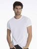 CALIDA Herren T-Shirt, 2er Pack - Natural Benefit, Rundhals-Ausschnitt, 100%