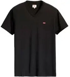 Levi's Herren T-Shirt - Original Housemark Tee, V-Ausschnitt, Baumwolle Schwarz / XL