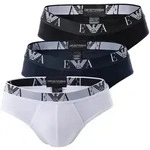 EMPORIO ARMANI Herren Slips 3er Pack - Briefs, Unterw&auml;sche, Stretch Cotton