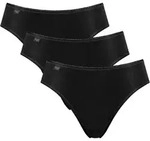 Sloggi Damen Tai, 3er Pack - 24/7 Microfibre, einfarbig schwarz / 38
