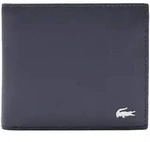LACOSTE Herren Geldb&ouml;rse, echtes Leder - M Billfold Coin, 9,5x11,5x3cm (HxLxB) Blau
