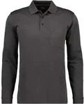 RAGMAN Herren Langarm-Poloshirt - Soft Knit Polo Knopf Langarm,...