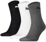 PUMA Unisex Sportsocken, 3 Paar - Short Crew Socks, Tennissocken, einfarbig
