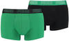 PUMA Herren Boxer Shorts, 2er Pack - Basic Trunks, Cotton Stretch, einfarbig...