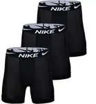 NIKE Herren Boxer Shorts, 3er Pack - Boxer Brief long, Dri-Fit Micro, Logobund