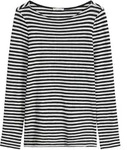 Marc O'Polo Damen Langarmshirt - Slub-Jersey T-Shirt Longsleeve, Regular Fit,