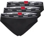 HUGO Damen Slips, 3er Pack - Brief Stripe, Unterw&auml;sche, Baumwolle, Logo,...