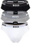 BOSS Herren Slips, 3er Pack - Briefs 3P Power, Cotton Stretch, Logo, einfarbig