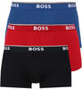 BOSS Herren Trunks, 3er Pack - 3P Power, Boxershorts, Cotton Stretch, Logo, uni