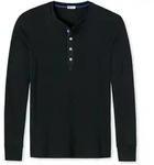 SCHIESSER Revival Herren Shirt - Langarm, Unterhemd, Karl-Heinz Schwarz / M