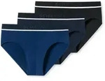 SCHIESSER Herren Slips, 3er Pack - "95/5", Rio Briefs, Logo-Bund, Stretch Baumwolle