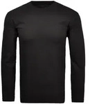 RAGMAN Herren Langarmshirt - Basic Shirt Regular Fit, Rundhals. Baumwolle...