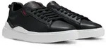 HUGO Herren Sneaker - Blake Tenn lt, Low, Schn&uuml;rung, Echtleder, Logo Schwarz...