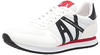 AX ARMANI EXCHANGE Herren Sneaker Low - Schnür-Schuh, Retro, Logo, 41-46 Weiß...